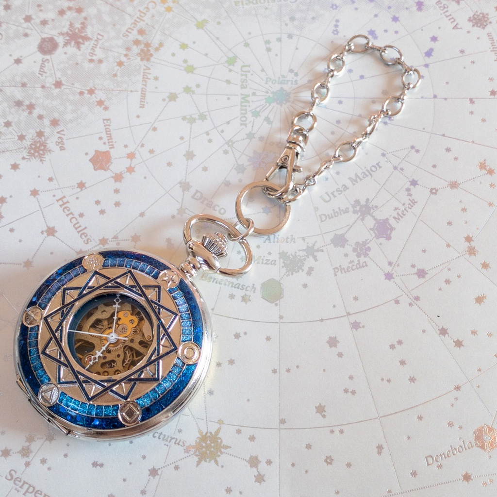 手巻き式懐中時計　星読み　（完売）