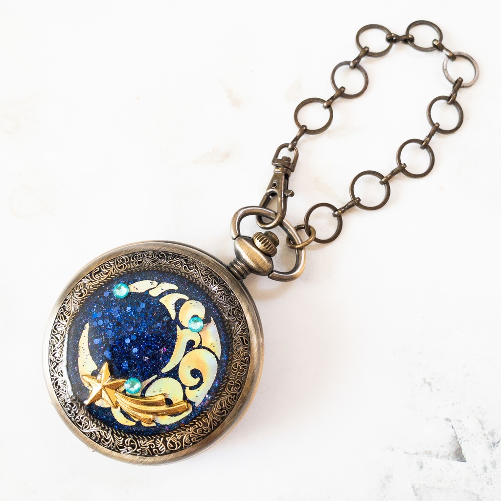 手巻き式懐中時計　願い星　