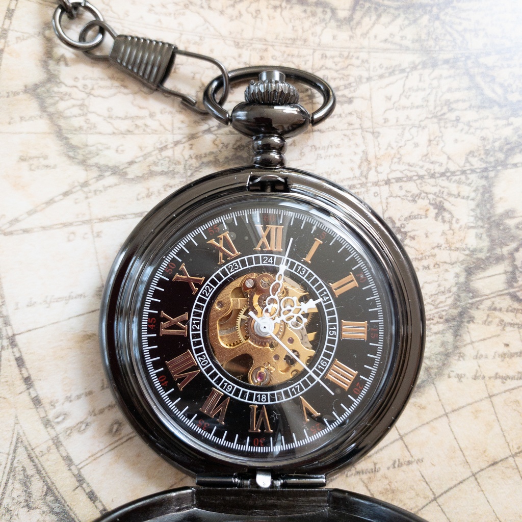 受注再販 装飾手巻き式懐中時計