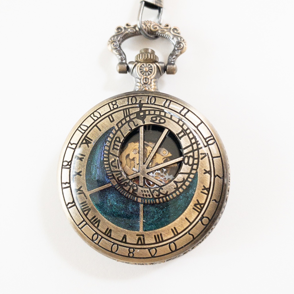 手巻き式懐中時計 天球儀【完売】