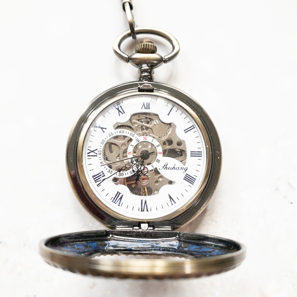 受注再販 装飾手巻き式懐中時計 金平糖の精