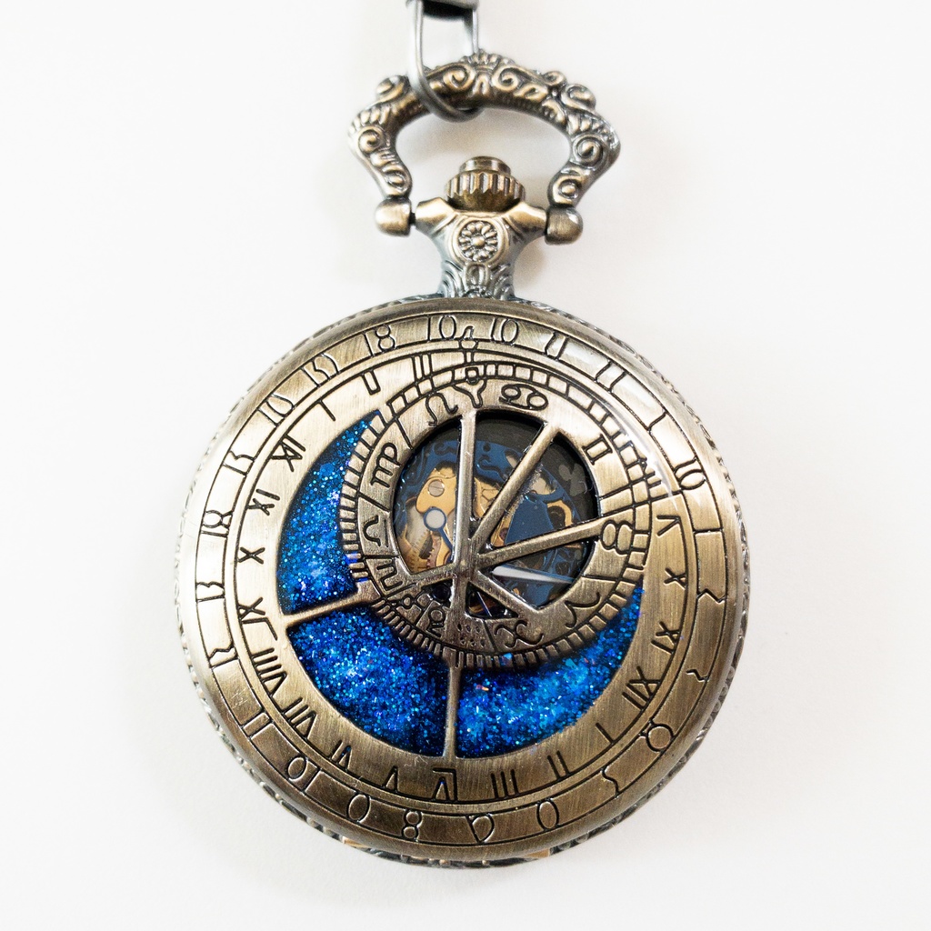 手巻き式懐中時計　天球儀