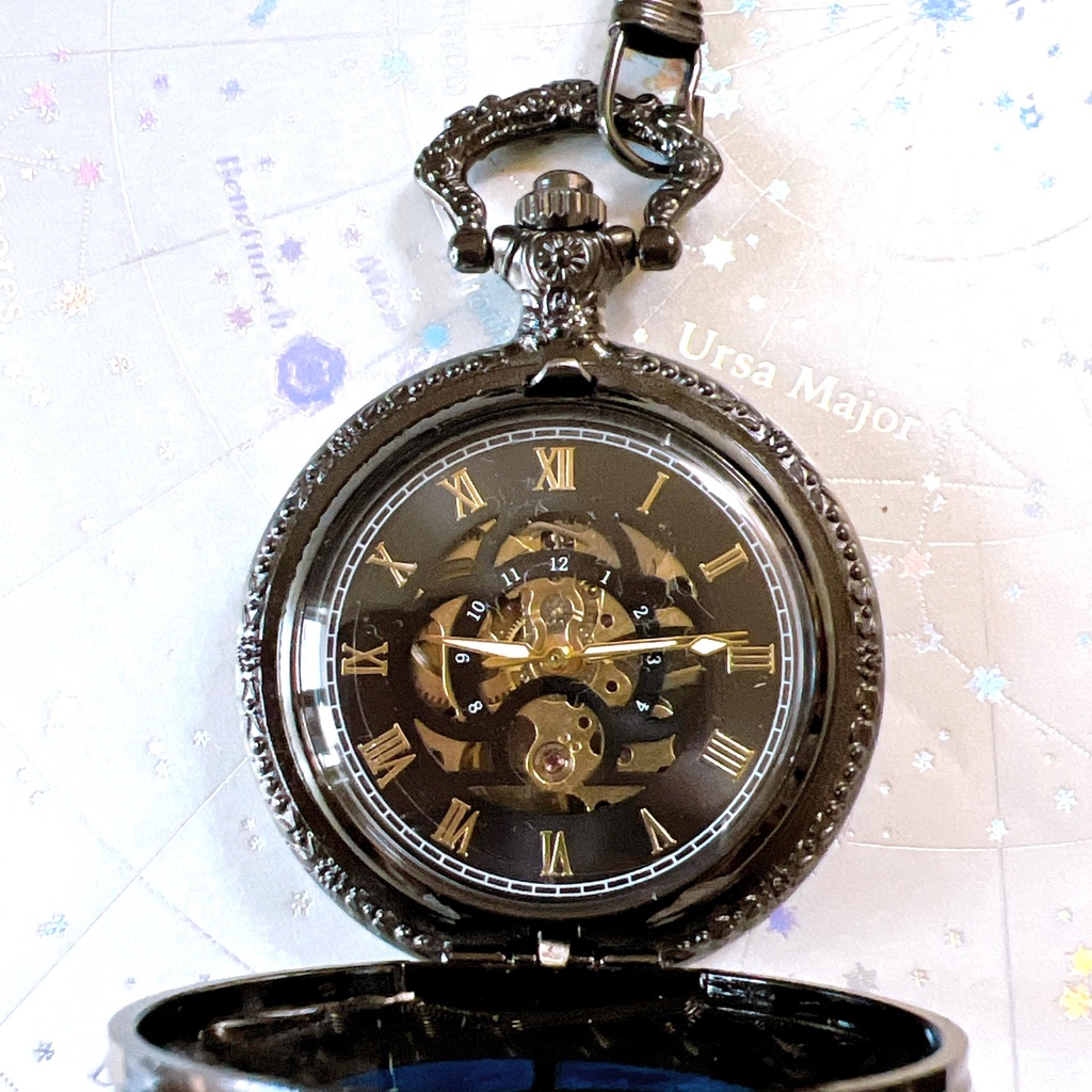 装飾手巻き式懐中時計 天球儀