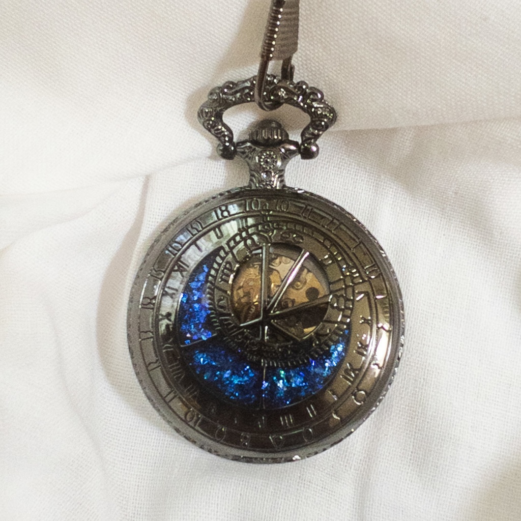 手巻き式懐中時計　天球儀