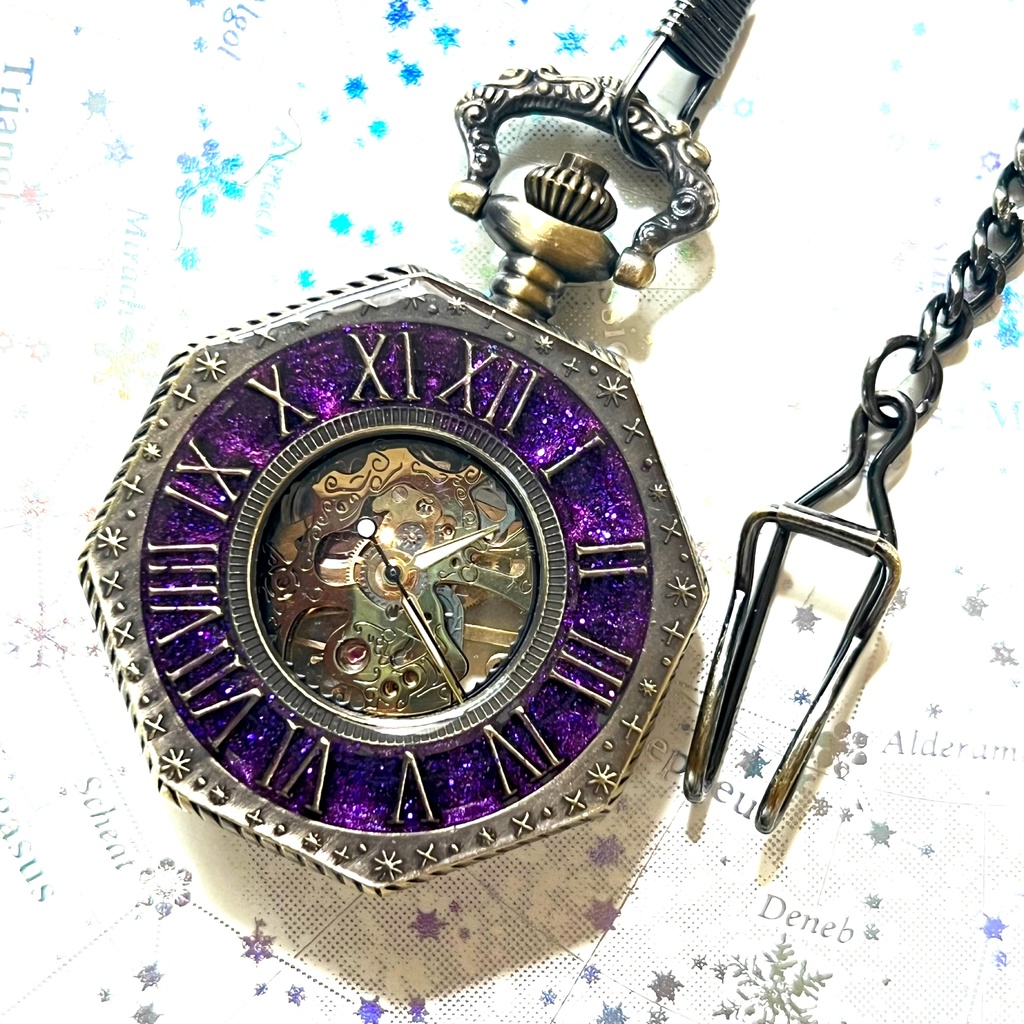 装飾手巻き式懐中時計