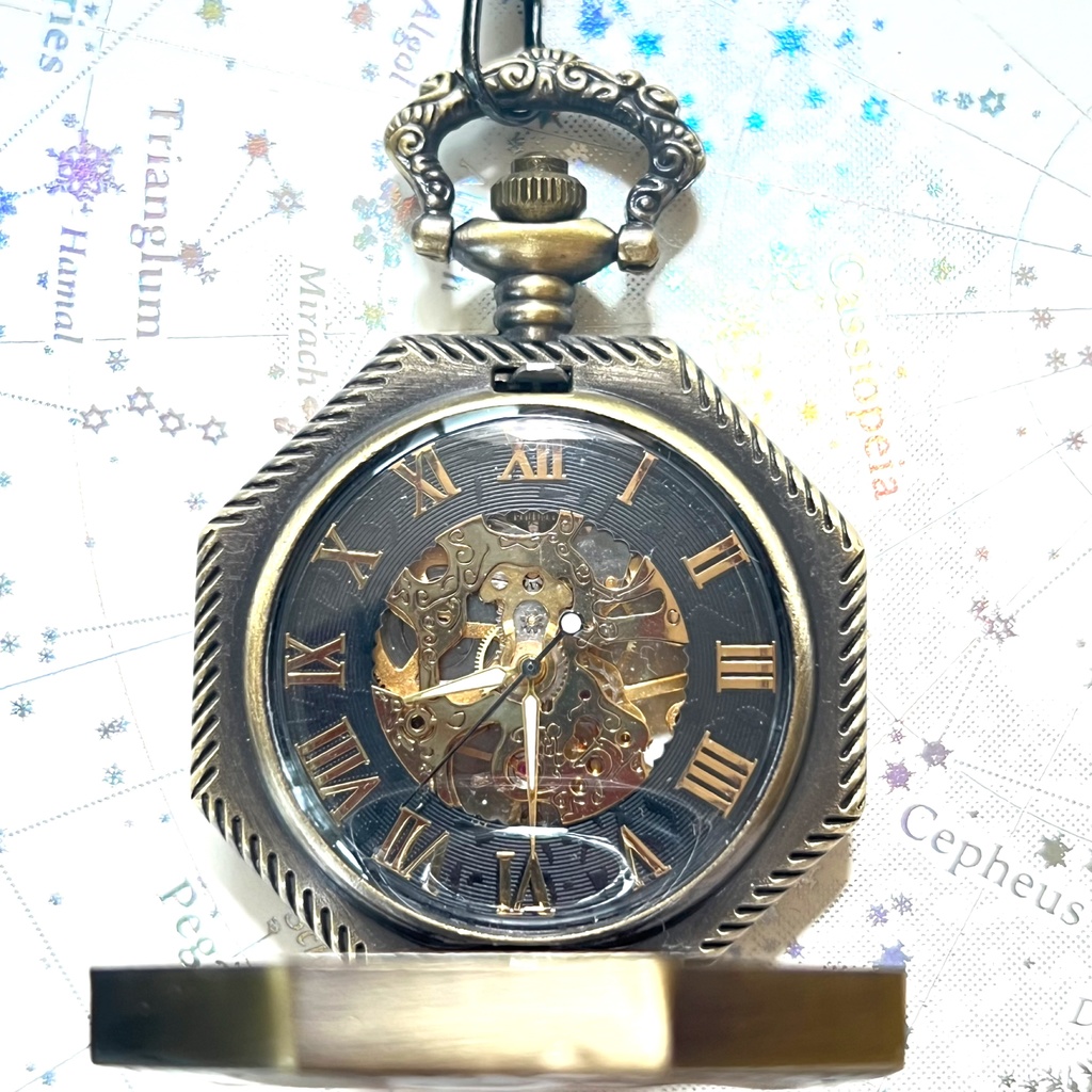 装飾手巻き式懐中時計