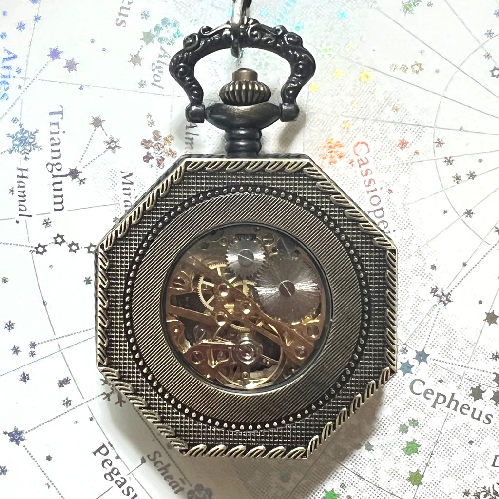 装飾手巻き式懐中時計