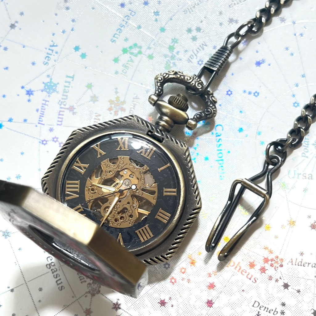 装飾手巻き式懐中時計