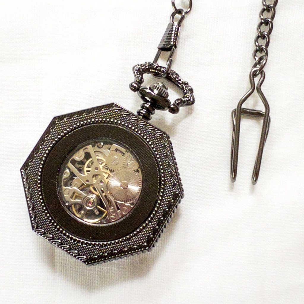 受注再販 装飾手巻き式懐中時計