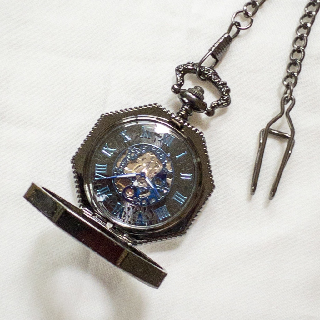 受注再販 装飾手巻き式懐中時計