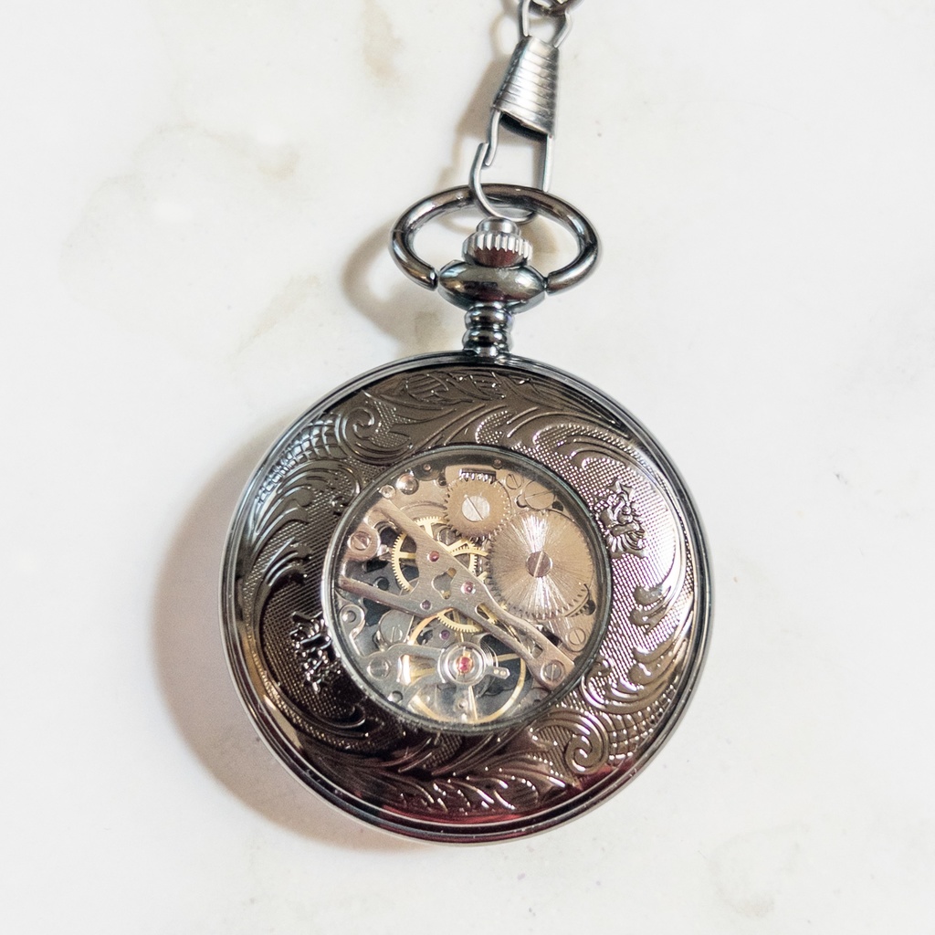 受注再販 装飾手巻き式懐中時計