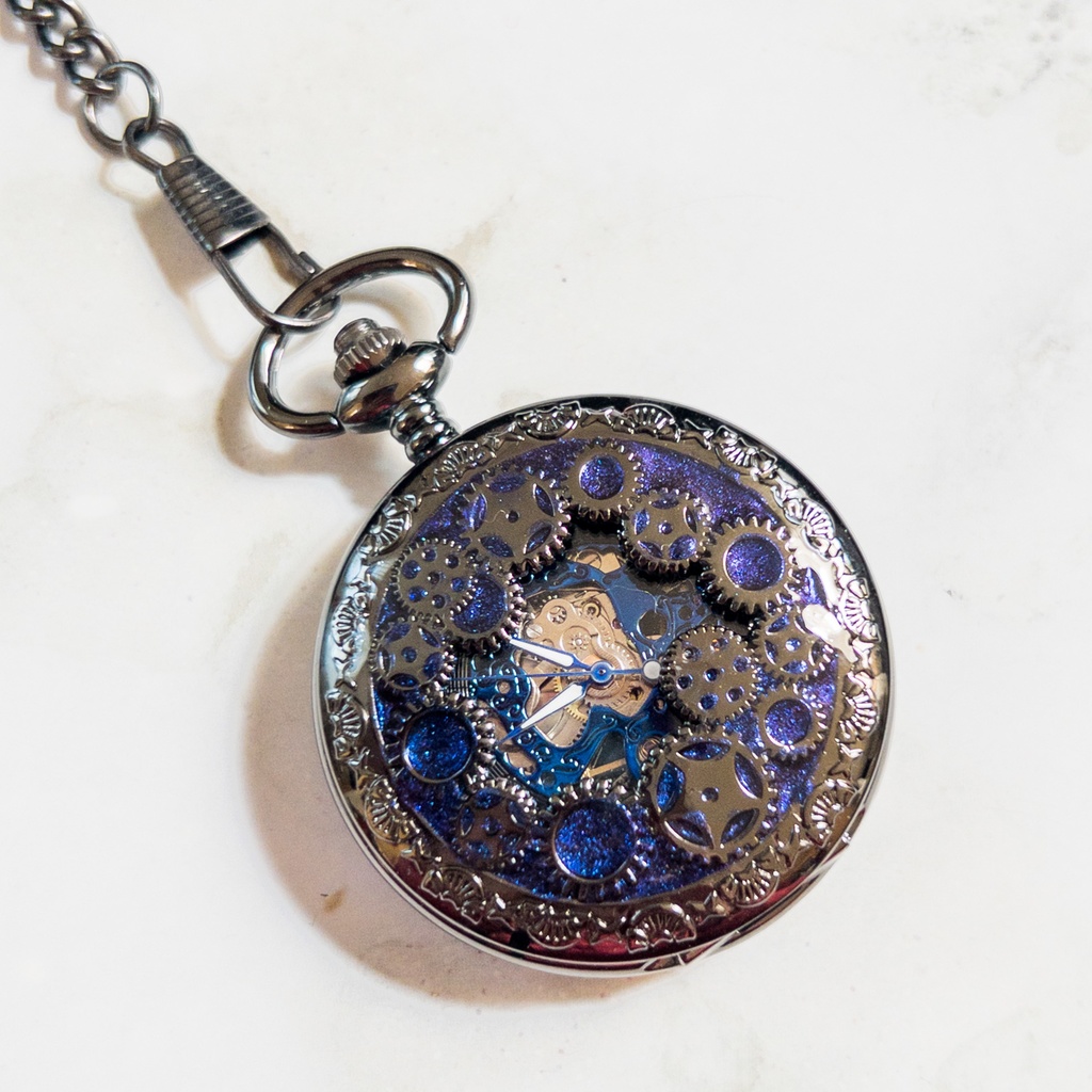 受注再販 装飾手巻き式懐中時計