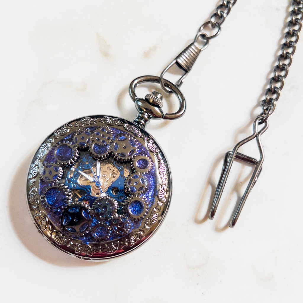 受注再販 装飾手巻き式懐中時計