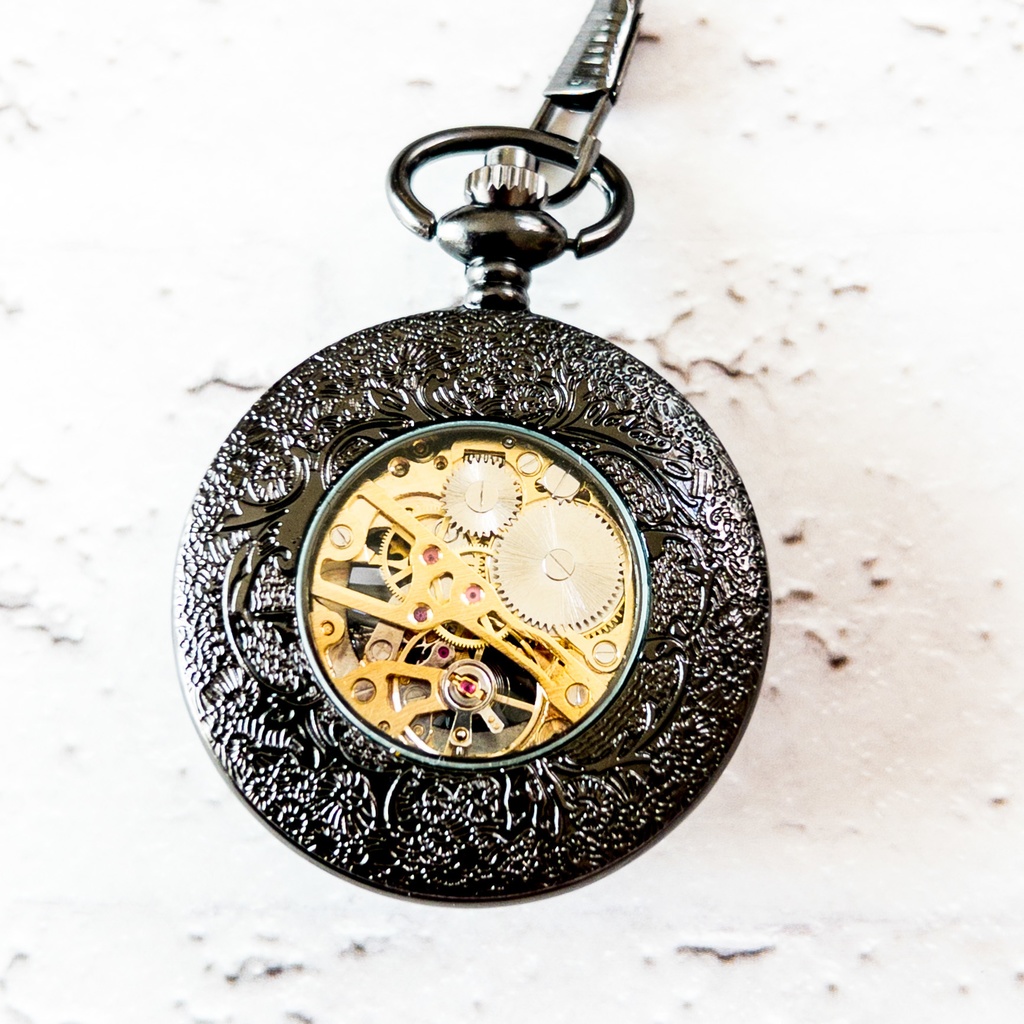 手巻き式懐中時計 夜桜 (仕様変更有り)