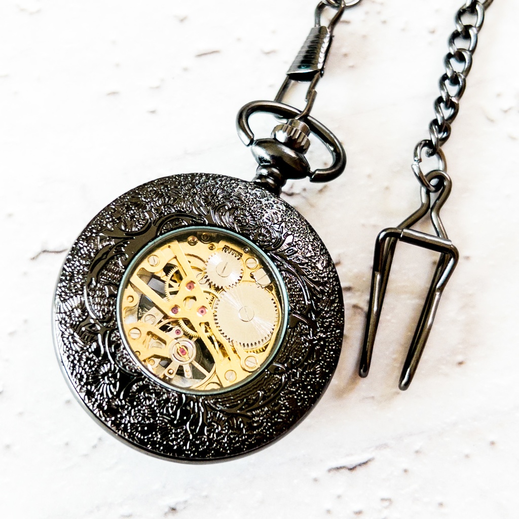 手巻き式懐中時計 夜桜 (仕様変更有り)