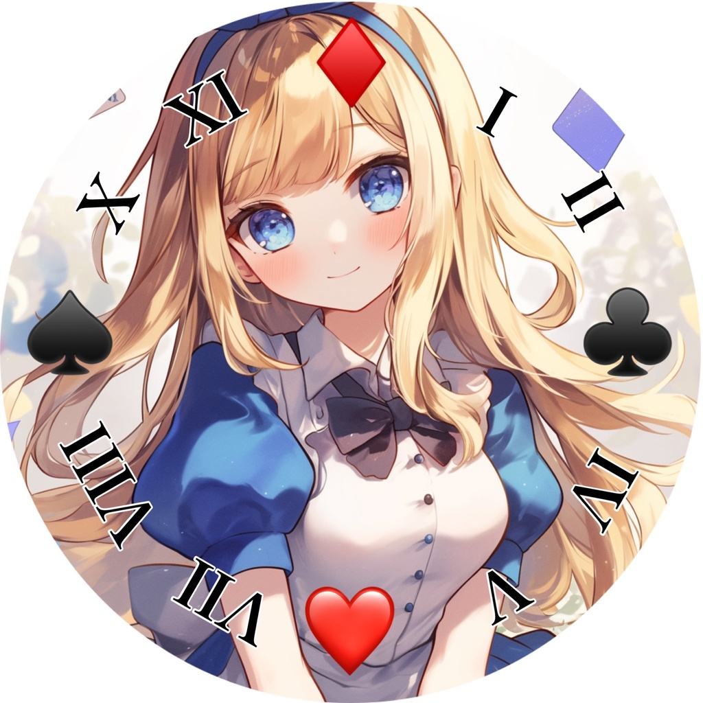 電池式懐中時計　Alice(即納品)