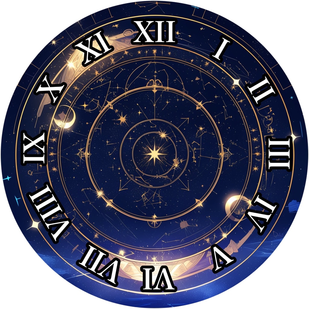 電池式イラスト懐中時計　魔法陣