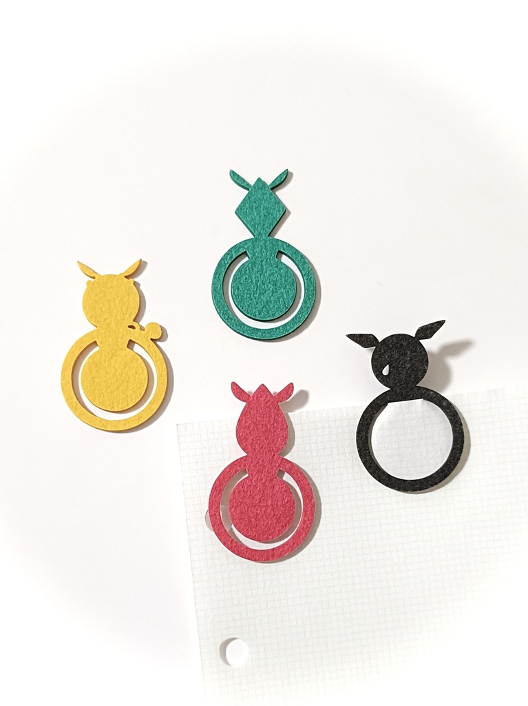 ゴーレム 紙製クリップセット