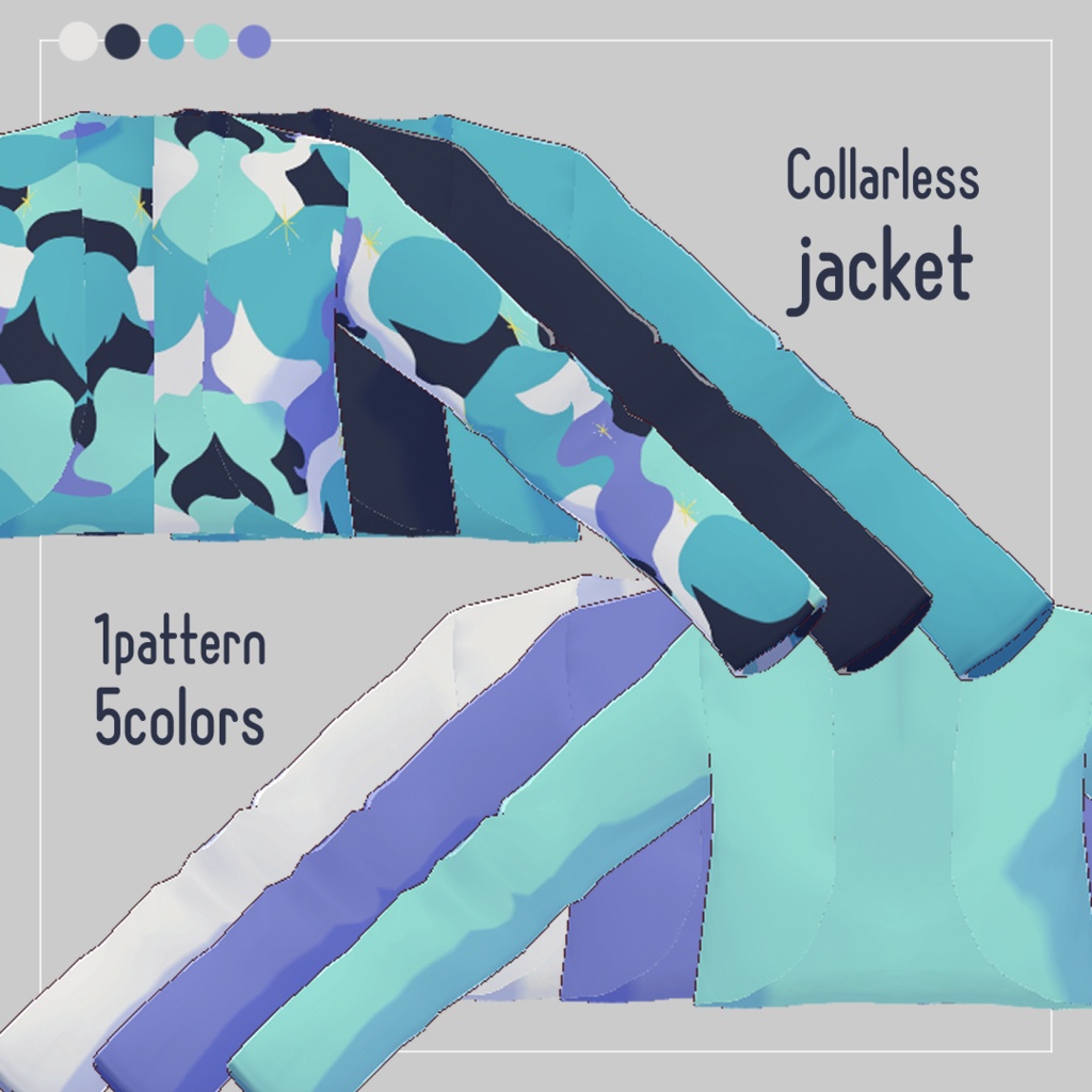 【Vroid】Woman camouflage pattern set