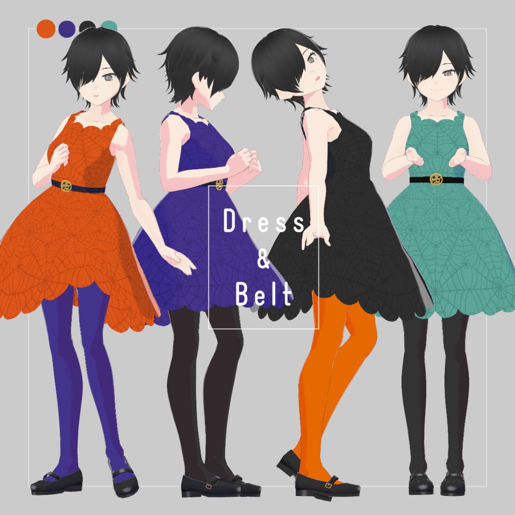 【Vroid】minarico Halloween2022 set【Free】