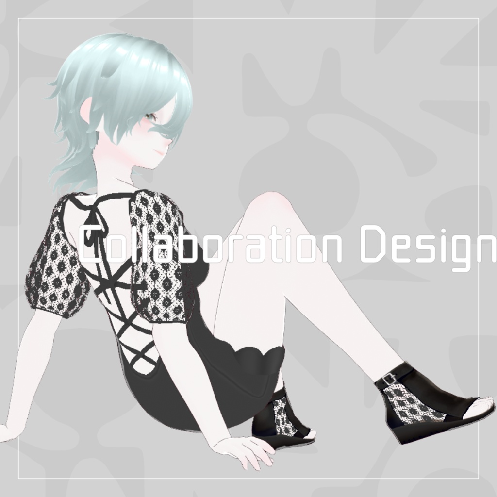 【VRoid】Pattern swimwear