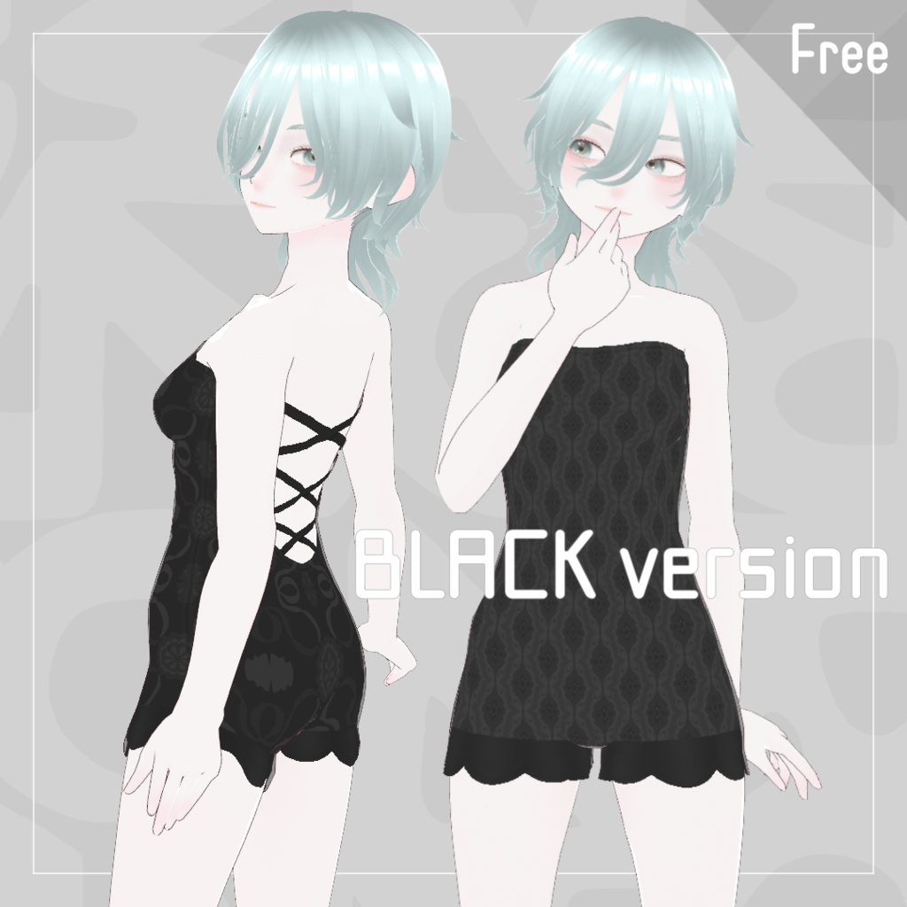 【VRoid】Pattern swimwear
