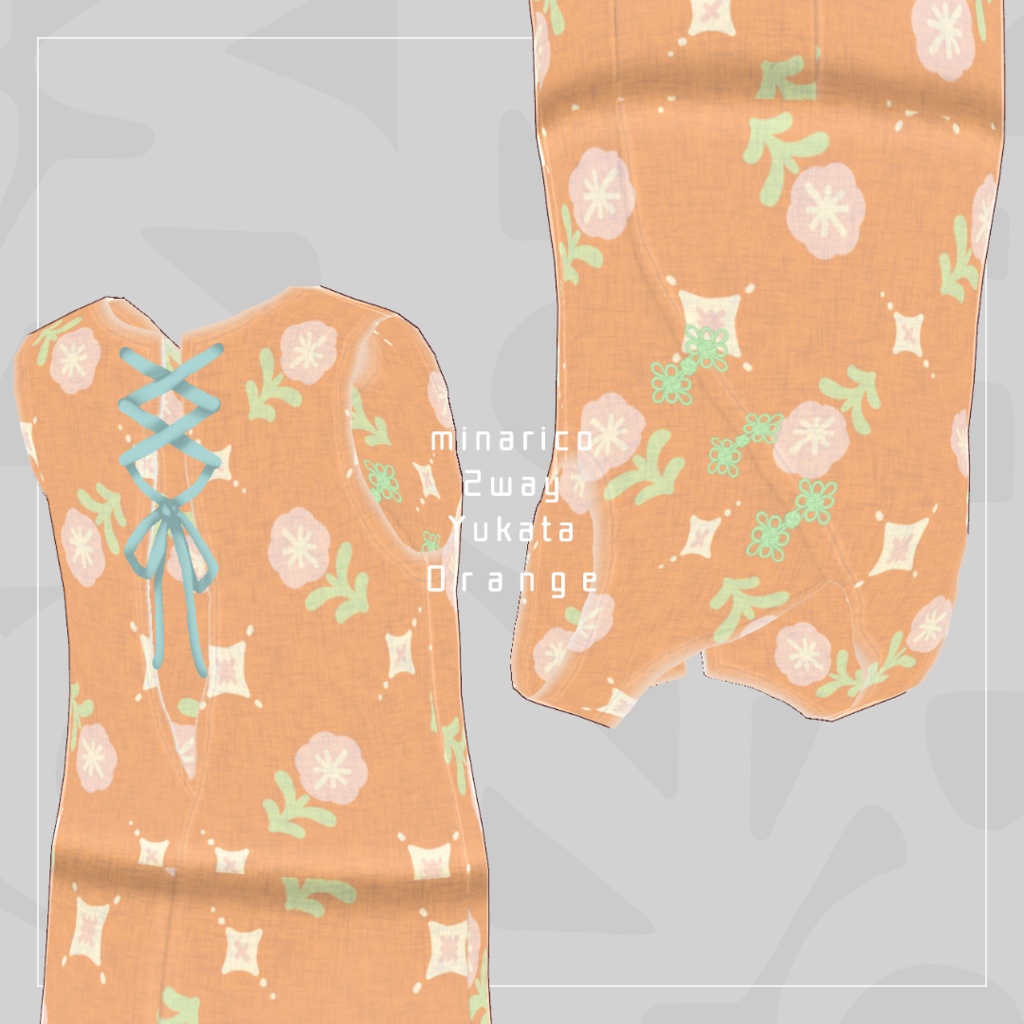 【VRoid】2way Yukata 2023 Full Set