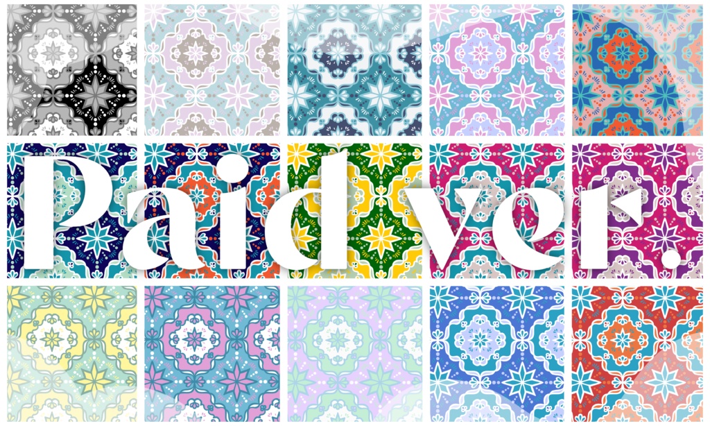 【柄テクスチャ】ミナリコパタパ#1【テキスタイル】