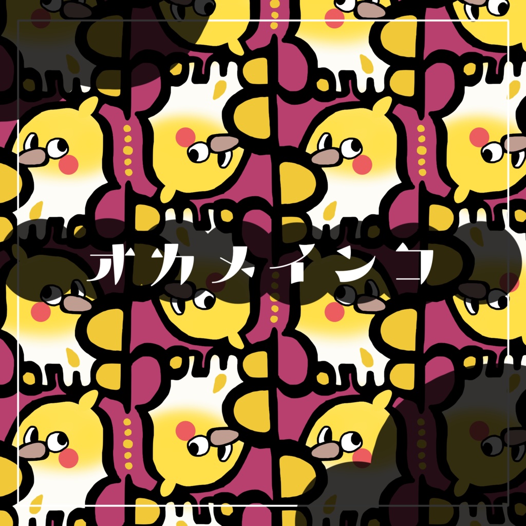 【柄テクスチャ】Bird柄【テキスタイル】