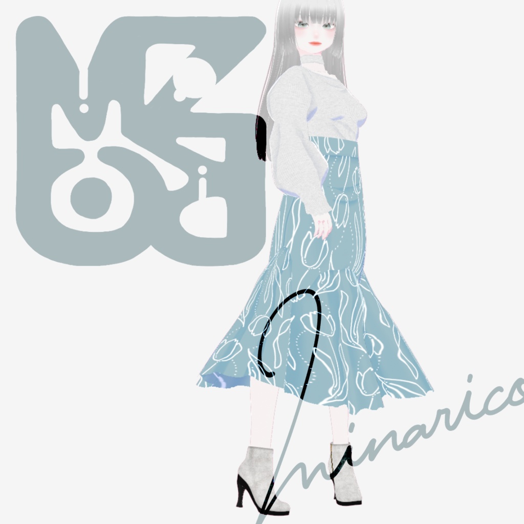 【VRoid】Spring Breeze Co-ord