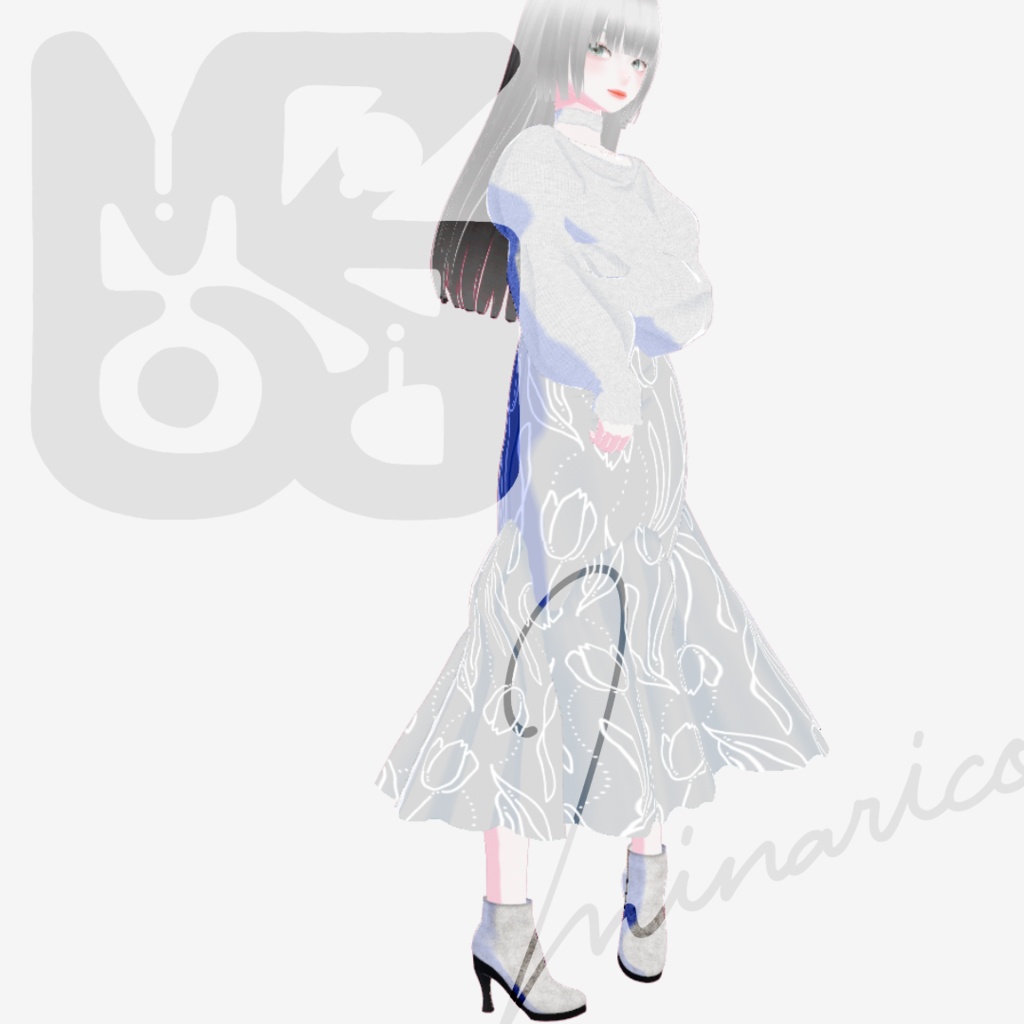 【VRoid】Spring Breeze Co-ord