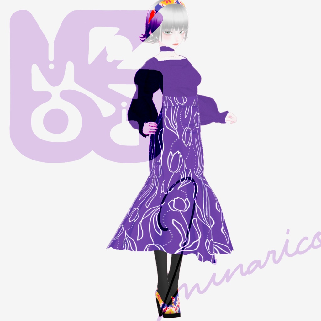 【VRoid】Spring Breeze Co-ord