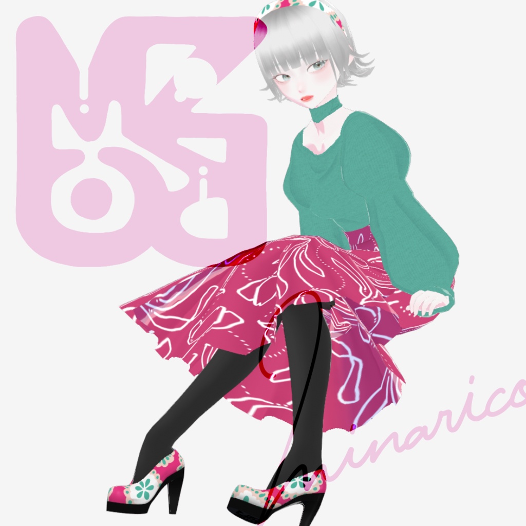 【VRoid】Spring Breeze Co-ord