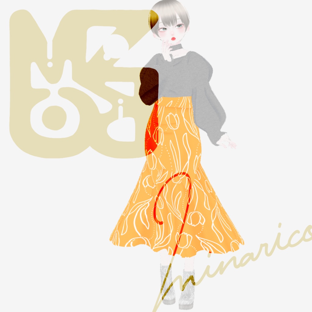 【VRoid】Spring Breeze Co-ord