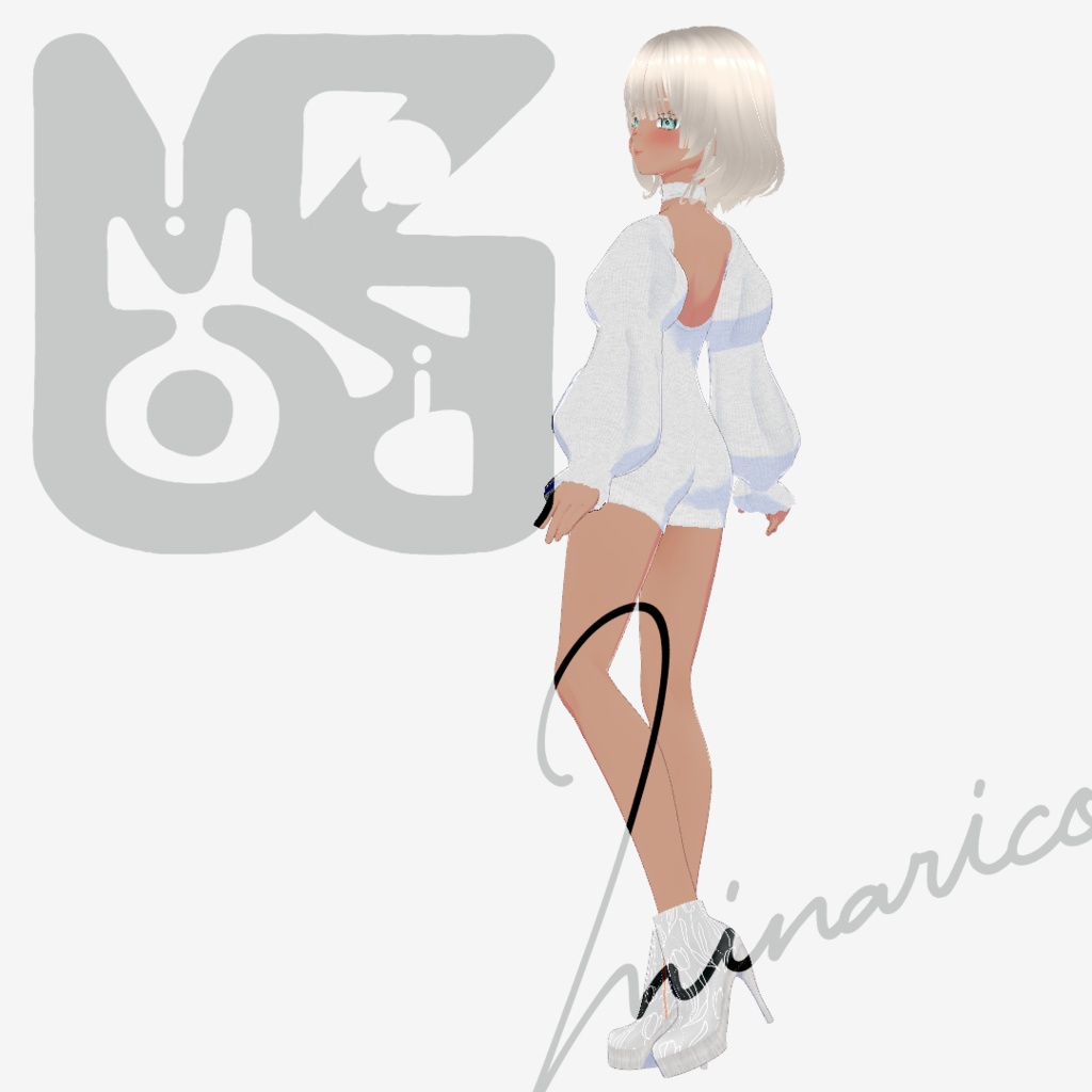 【VRoid】Spring Breeze Co-ord