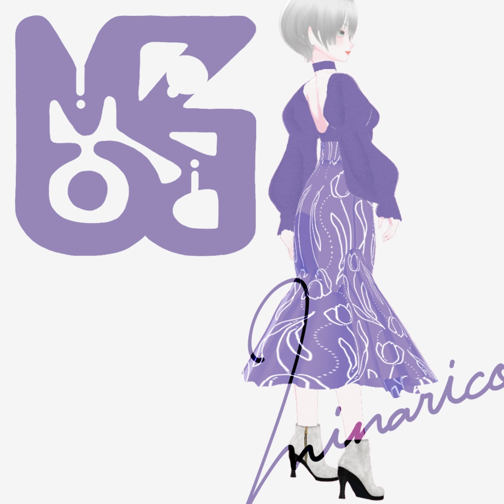 【VRoid】Spring Breeze Co-ord