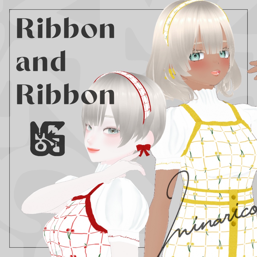 【VRoid】Ribbon and Ribbon【FREE】
