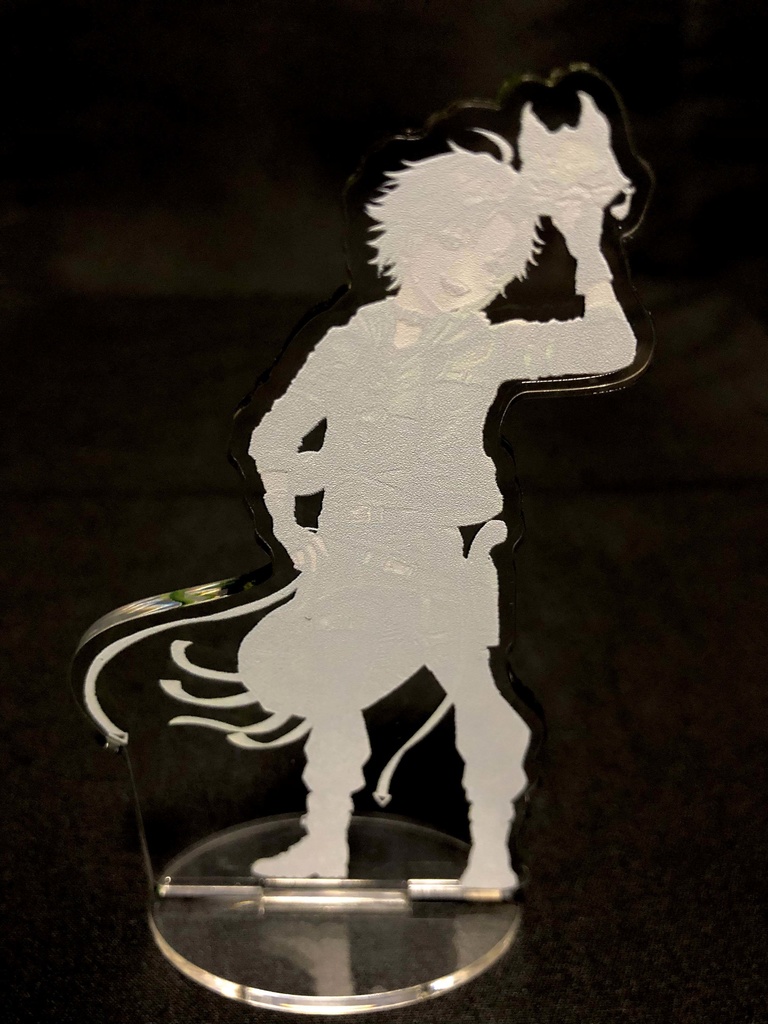 月城わらび アクリルスタンド ver.サイバー衣装【高さ:10cm 幅:約5cm 厚み:3mm】
