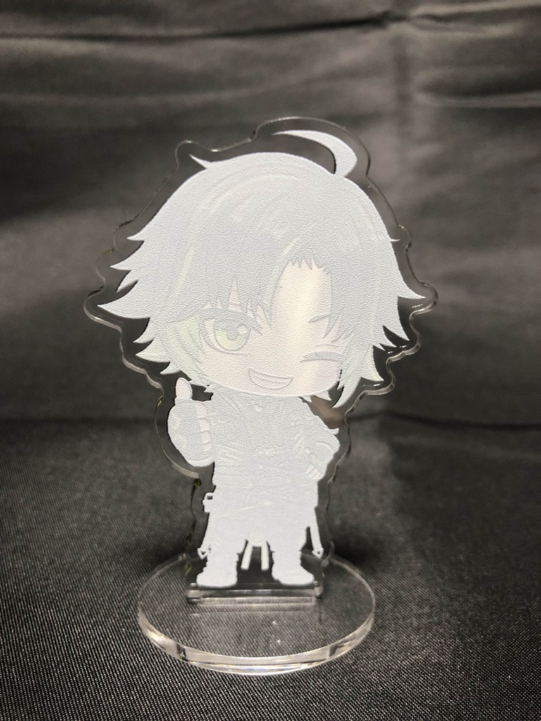 チビ月城わらび アクリルスタンド ver.サイバー衣装【高さ:7.5cm 幅:5cm 厚み:3mm】