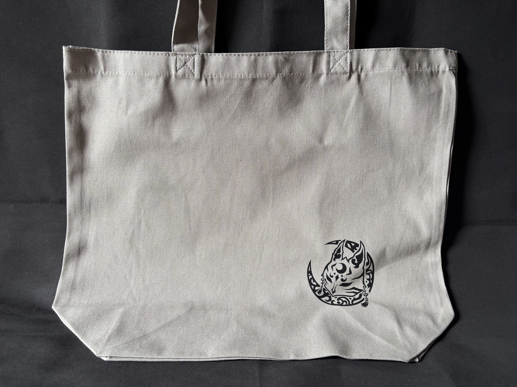 月城わらび オリジナル キャンバストート（L）