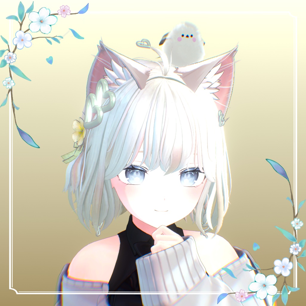なでなで対応💗シマエナガ付きボブヘアセット~8colors~【シルバーウィーク発売記念500円】