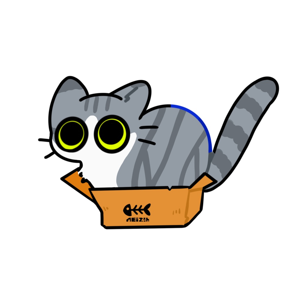 ねこちゃんステッカー