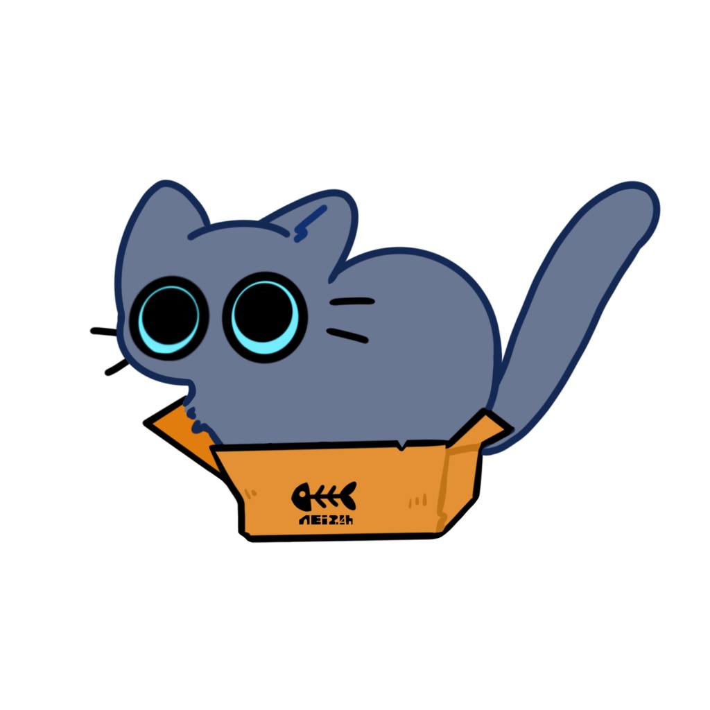 ねこちゃんステッカー