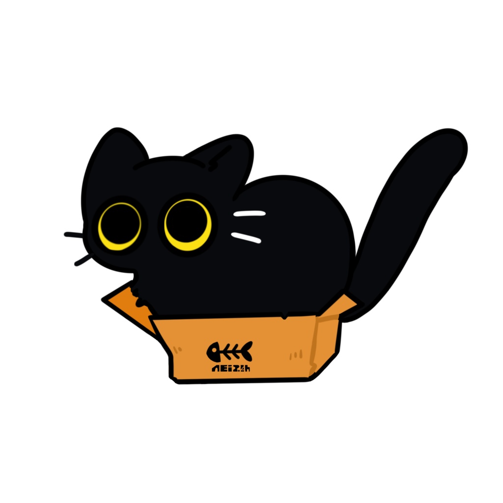 ねこちゃんステッカー