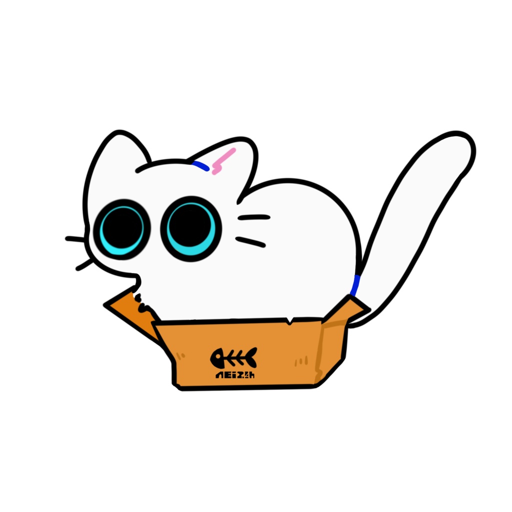 ねこちゃんステッカー