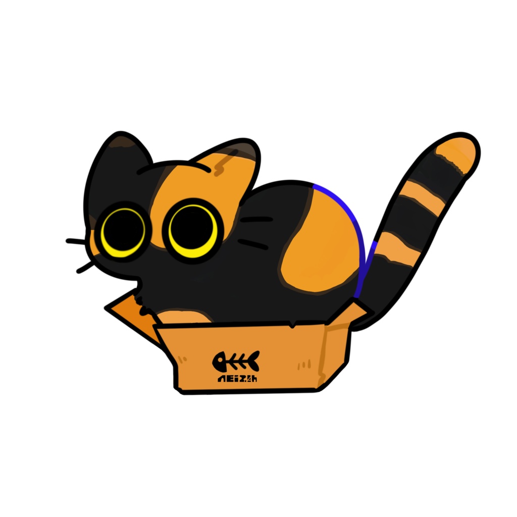 ねこちゃんステッカー