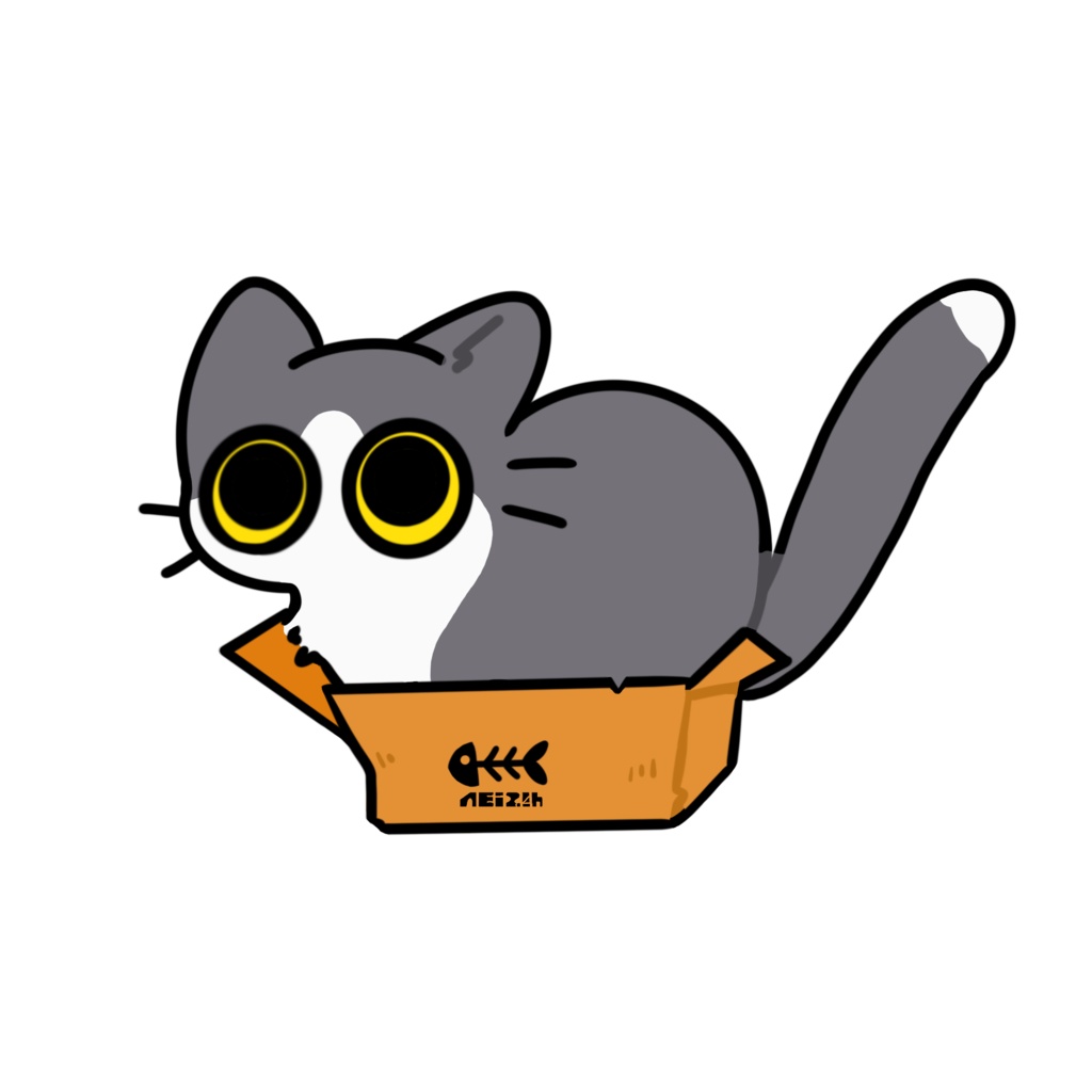 ねこちゃんステッカー