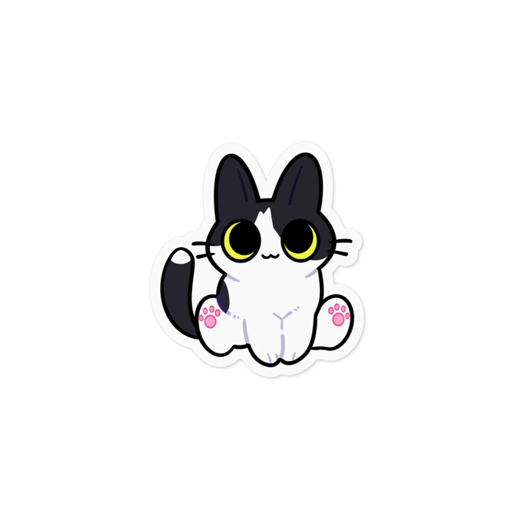 白黒ねこ