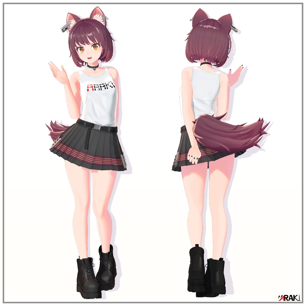 オリジナル3Dモデル 小豆 モカ(AZUKI MOKA) ver1.00 PC版対応