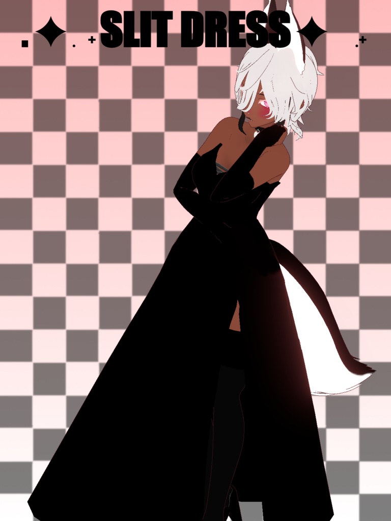 [VRoid Stable] Slit dress
